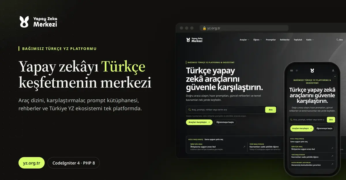 YZ Merkezi ekran görüntüsü